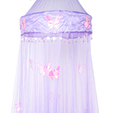 OctoRose Round Hoop Butterfly Bed Canopy Mosquito Net in Large Size Elegant Curtains Screen Netting fit All Size Bed