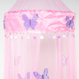 OctoRose Round Hoop Butterfly Bed Canopy Mosquito Net in Large Size Elegant Curtains Screen Netting fit All Size Bed