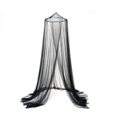 OctoRose Round Hoop Bed Canopy Mosquito Net in Large Size Elegant Curtains Screen Netting fit Crib Twin, Full, Queen, King or Cal king size bed
