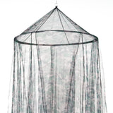 OctoRose Round Hoop Bed Canopy Mosquito Net in Large Size Elegant Curtains Screen Netting fit Crib Twin, Full, Queen, King or Cal king size bed