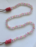 OctoRose Set of 2 Beads Tiebacks for Window Curtain Drapes, Bed Canopy, or Home Decor