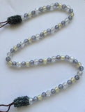 OctoRose Set of 2 Beads Tiebacks for Window Curtain Drapes, Bed Canopy, or Home Decor