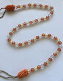 OctoRose Set of 2 Beads Tiebacks for Window Curtain Drapes, Bed Canopy, or Home Decor