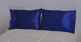 OctoRose Royalty King Size Set of 2 Super Strong and Durable Pillow Case/Protector/Cover Silky Satin Less Wrinkle Smooth Feeling