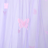 OctoRose Glow in The Dark Butterfly  Bed Canopy Mosquito Net Fits Crib,Twin, Full, Queen, King and Calking. 23"x98"x472"