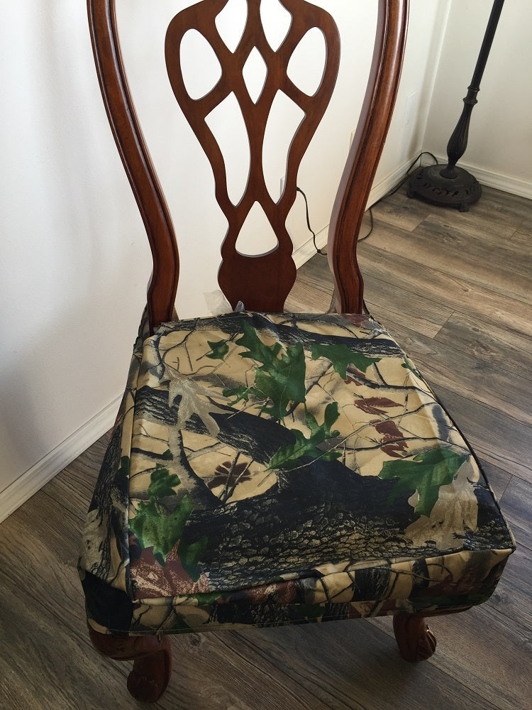 OctoRose Upholstery with Anti-Slip Backing Set of 2 Dining Chair Covers Chair Seat Covers