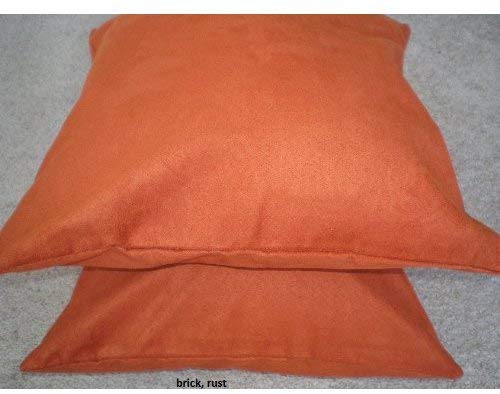 OctoRose Heavy Duty Double Layer Micro Suede Table runner for conference room or dinning room or Set of Two Cushion Case(18x18"-S2)