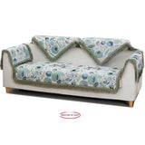 Upholstery Flocking Coffee Brown Color Sofa couch Sofa Sleeper Cover with Anti-slip backing (TM) and buckle (TM) tight