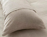 French Flex Linen Duvet Covers Set 1 Duvet Plus 2 Pillow Cases Twin Full Queen King Californian King Sizes