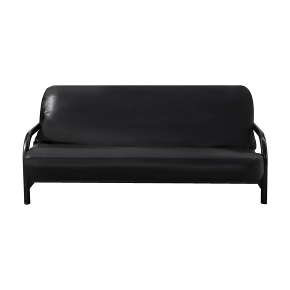 OctoRose Heavy Duty Full Size 3 Side Zipper  Faux Leather Futon Cover Sofa Bed Mattress Slipcover