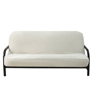 OctoRose Heavy Duty 3 Side Zipper  Micro Suede Futon Cover Sofa Bed Mattress Slipcover