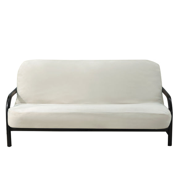 OctoRose Heavy Duty 3 Side Zipper  Micro Suede Futon Cover Sofa Bed Mattress Slipcover