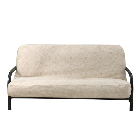 OctoRose Heavy Duty Full Size 3 Side Zipper  Velvet Bushes Futon Cover Sofa Bed Mattress Slipcover