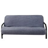 OctoRose Heavy Duty Full Size 3 Side Zipper  Velvet Bushes Futon Cover Sofa Bed Mattress Slipcover