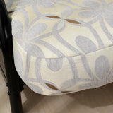 OctoRose Heavy Duty Full Size 3 Side Zipper Upholstery Chenille Beige / Grey Futon Cover Sofa Bed Mattress Slipcover