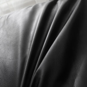 OctoRose Heavy Duty Full Size 3 Side Zipper  Faux Leather Futon Cover Sofa Bed Mattress Slipcover