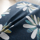 OctoRose Heavy Duty Full Size 3 Side Zipper Upholstery Chenille Blue Futon Cover Sofa Bed Mattress Slipcover