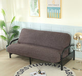 OctoRose Heavy Duty 3 Side Zipper Upholstery Thick Linen Futon Cover Sofa Bed Mattress Protector