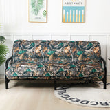 OctoRose Linen Camo Green 3 Side Zipper Futon Cover  Sofa Bed Mattress Protector Slipcover