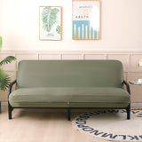 OctoRose Heavy Duty Full Size 3 Side Zipper Anti Scratch Faux Leather Futon Cover Sofa Bed Mattress Slipcover