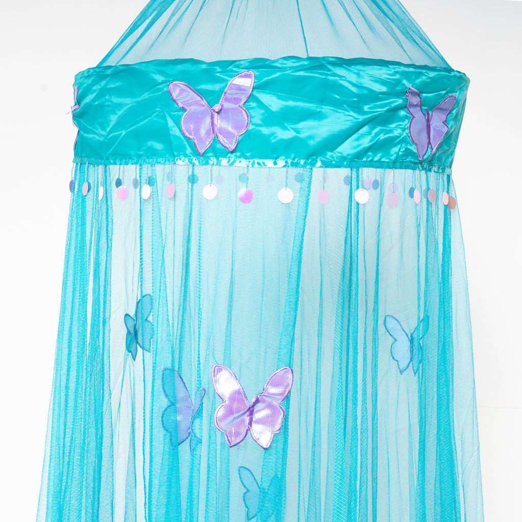 OctoRose Round Hoop Butterfly Bed Canopy Mosquito Net in Large Size Elegant Curtains Screen Netting fit All Size Bed.