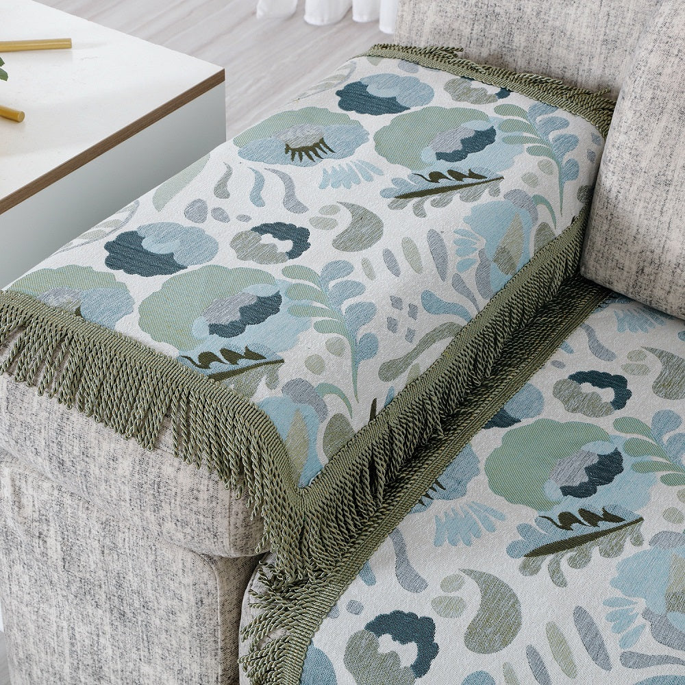 OctoRose Heavy Duty Upholstery Chenille Navy  Sofa couch Sofa Sleeper Cover with Anti-slip backing and buckle (TM) tight