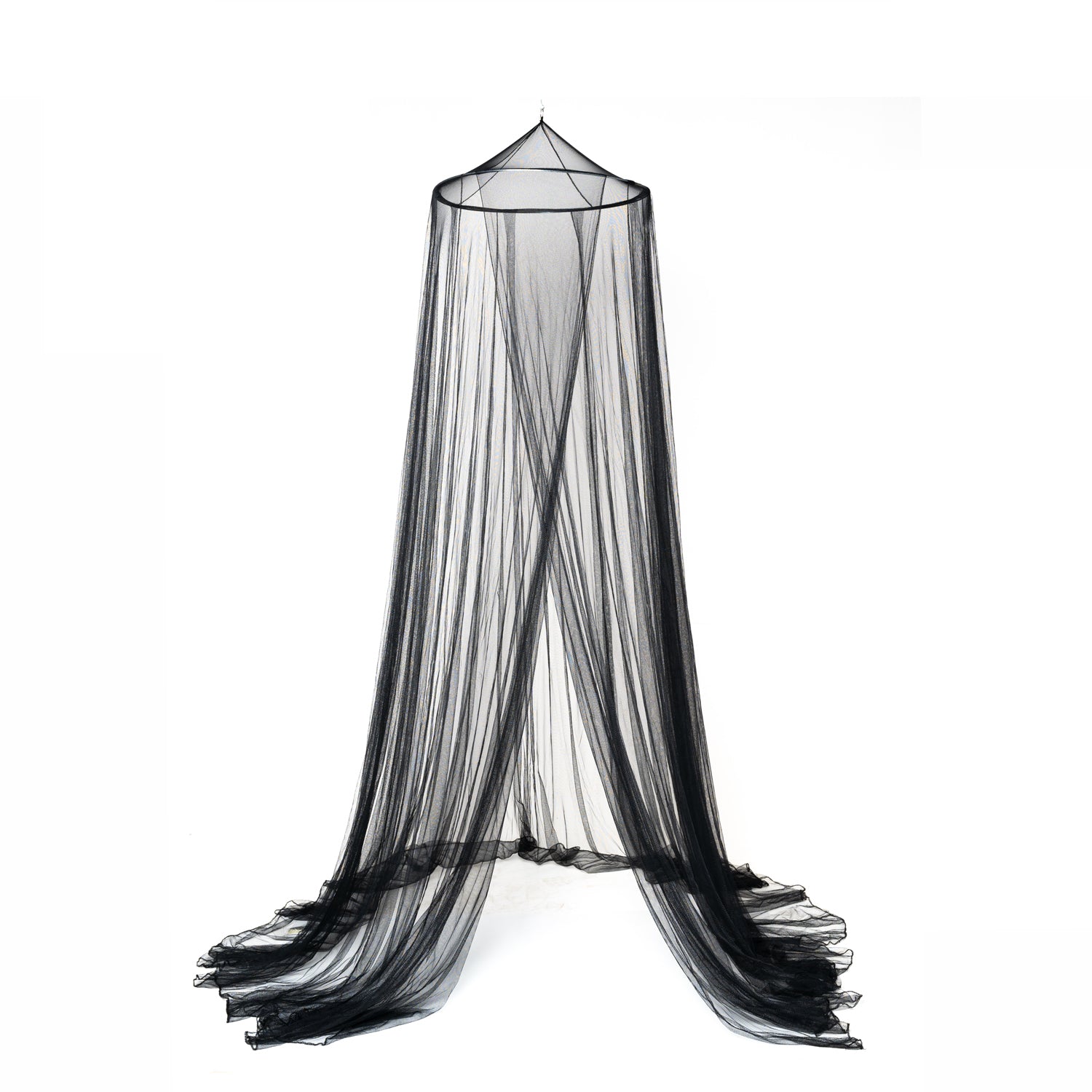 OctoRose Round Hoop Bed Canopy Mosquito Net in Large Size Elegant Curtains Screen Netting fit All Size Bed
