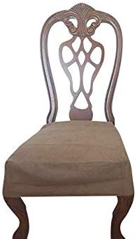 OctoRose Set of Two Made to fit Any Dining Chairs with The arms or Without The arms Upholstery Material Chair Cover Chair Seat Cover, Dinning Chair with arms slipcover.