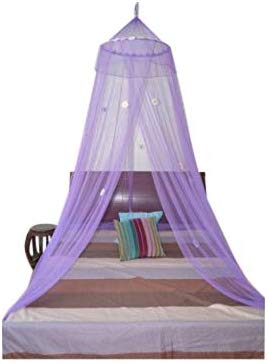 OctoRose Large Hoop Daisies Bed Canopy Mosquito Net Elegant Screen Netting fit Crib Twin, Full, Queen, King or Cal king size Bed