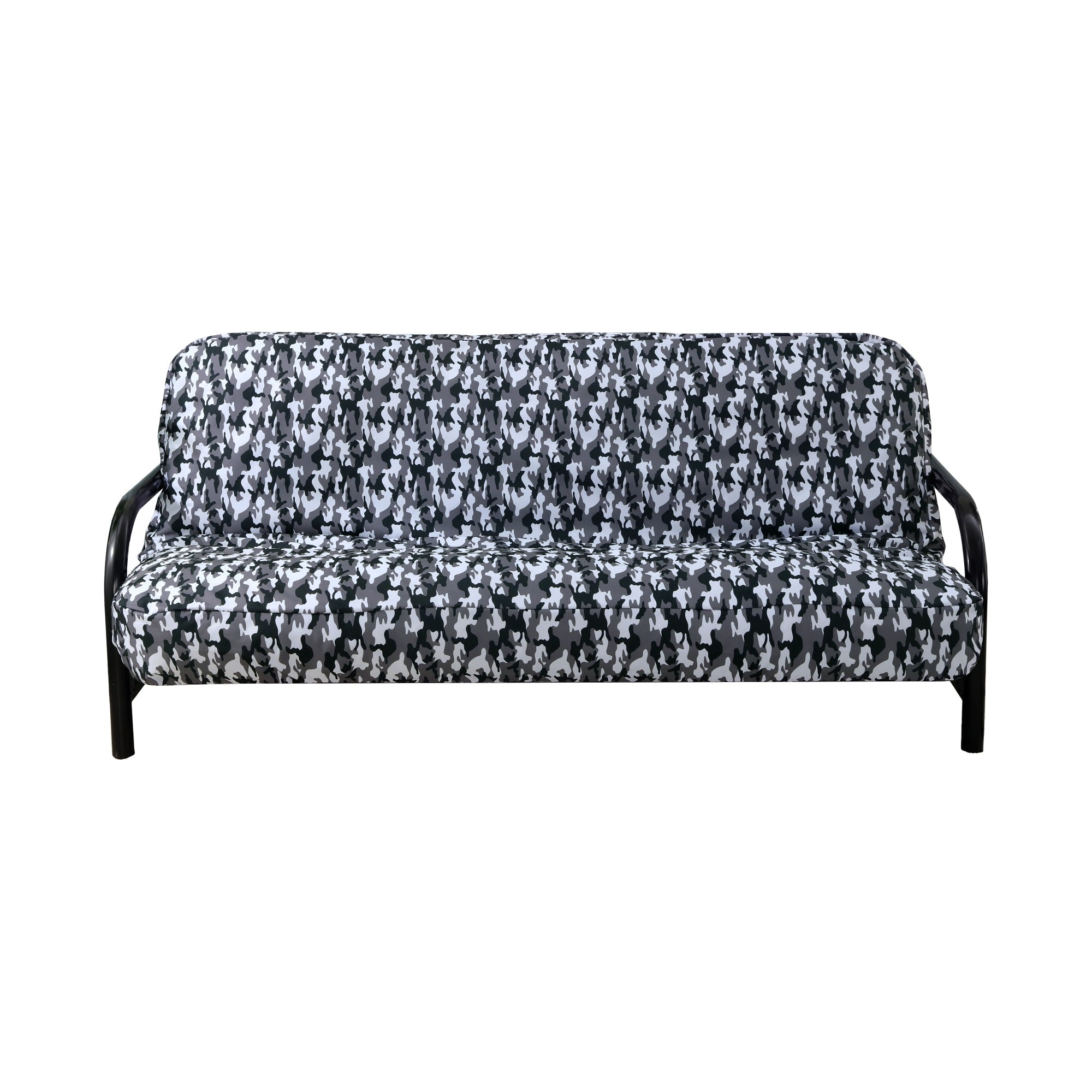 OctoRose Chenille Grey Design Futon Cover Twin or Full Size (Cover Onl