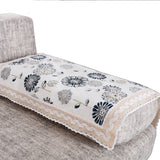 OctoRose Heavy Duty Upholstery Chenille Beige  Sofa couch Sofa Sleeper Cover with Anti-slip backing and buckle (TM) tight
