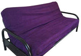 OctoRose Heavy Duty Full Size Custom Made Full Size Micro Suede  3 Side Zipper Futon Cover (No frame and mattress included) , Sofa Bed Mattress Protector over 10 color available