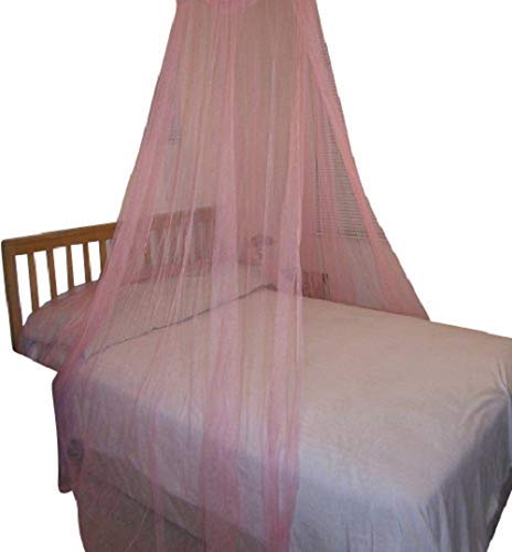 OctoRose Round Hoop Bed Canopy Mosquito Net in Large Size Elegant Curtains Screen Netting fit All Size Bed