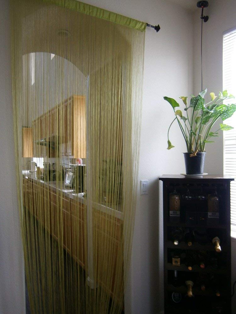 40x110" String Curtain for windows, wall decor, door divider and party event