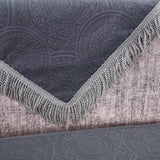 Upholstery Flocking Grey  Color Sofa couch Sofa Sleeper Cover with Anti-slip backing (TM) and buckle (TM) tight