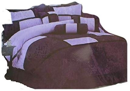 Copy of OctoRose 7pcs Micro Suede  Comforter Set Bedding in a Bag Set