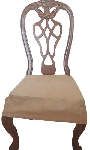 OctoRose Set of Two Made to fit Any Dining Chairs with The arms or Without The arms Upholstery Material Chair Cover Chair Seat Cover, Dinning Chair with arms slipcover.