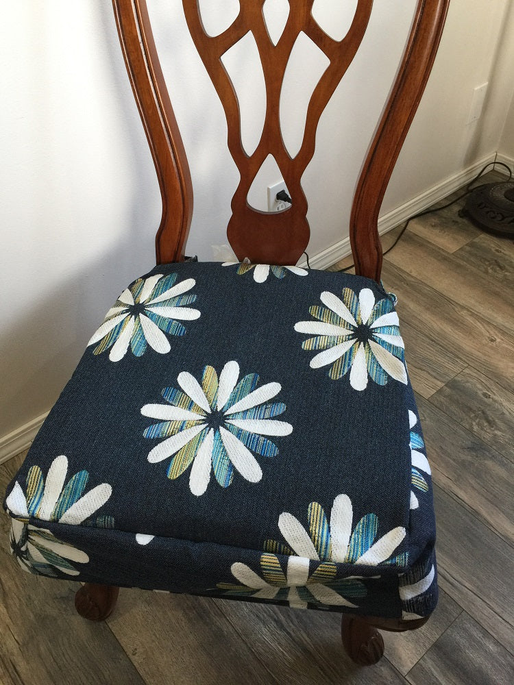 Dining Chair Velcro Seat Cushions Kuber Industries Chair Pillows