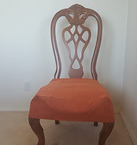 OctoRose Set of Two Made to fit Any Dining Chairs with The arms or Without The arms Upholstery Material Chair Cover Chair Seat Cover, Dinning Chair with arms slipcover.