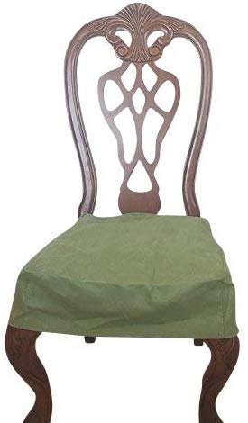 OctoRose Set of Two Made to fit Any Dining Chairs with The arms or Without The arms Upholstery Material Chair Cover Chair Seat Cover, Dinning Chair with arms slipcover.