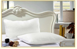 OctoRose  Bamboo Fiber Zippered Pillowcase Pillow Cover Ivory White