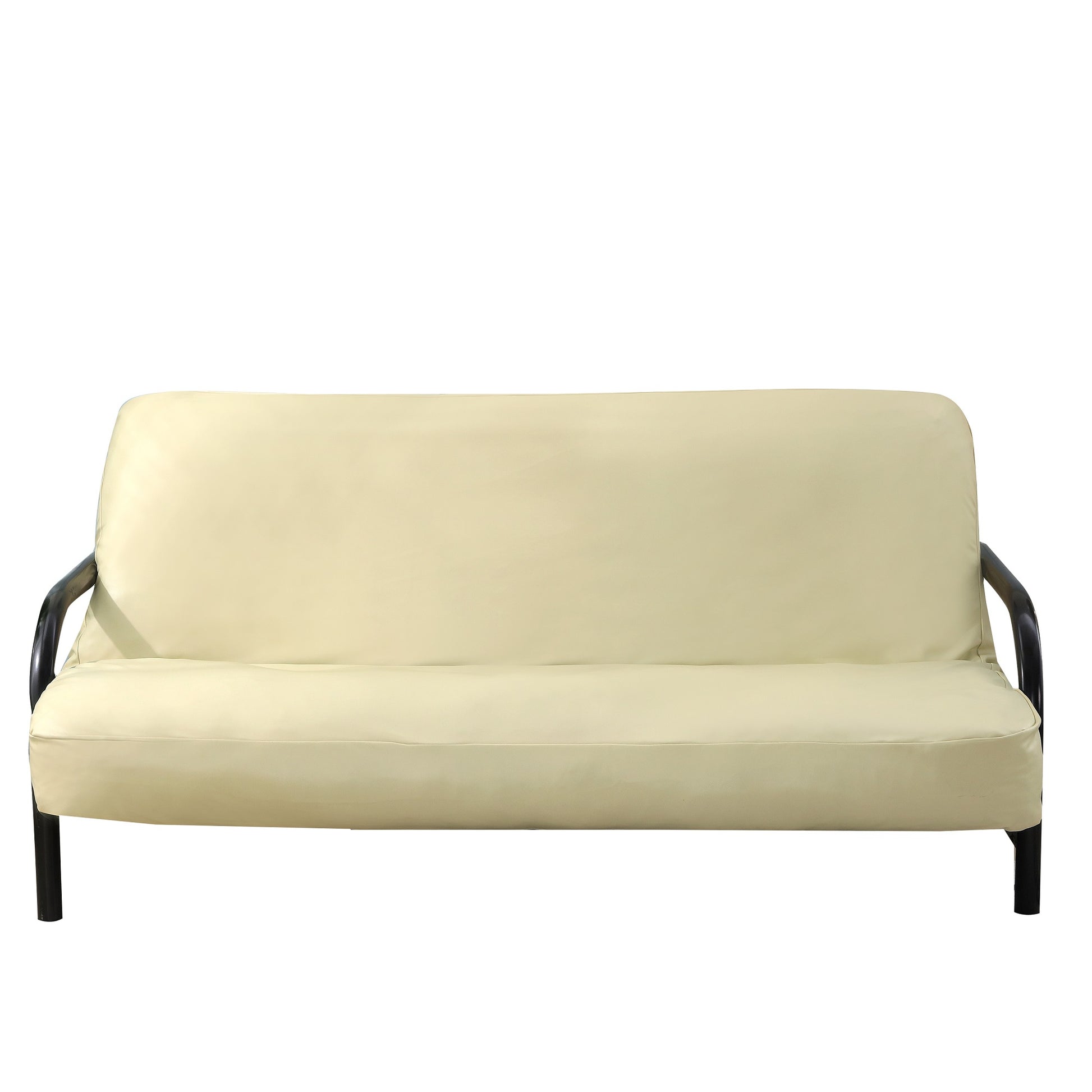 OctoRose Heavy Duty Full Size 3 Side Zipper Upholstery Waterproof Faux Leather Futon Cover  Sofa Bed Mattress Protector