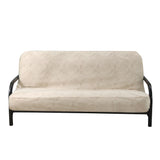 OctoRose Heavy Duty Full Size 3 Side Zipper Upholstery Velvet Bushes Futon Cover  Sofa Bed Mattress Protector