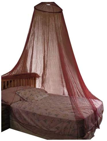 OctoRose Round Hoop Bed Canopy Mosquito Net in Large Size Elegant Curtains Screen Netting fit All Size Bed