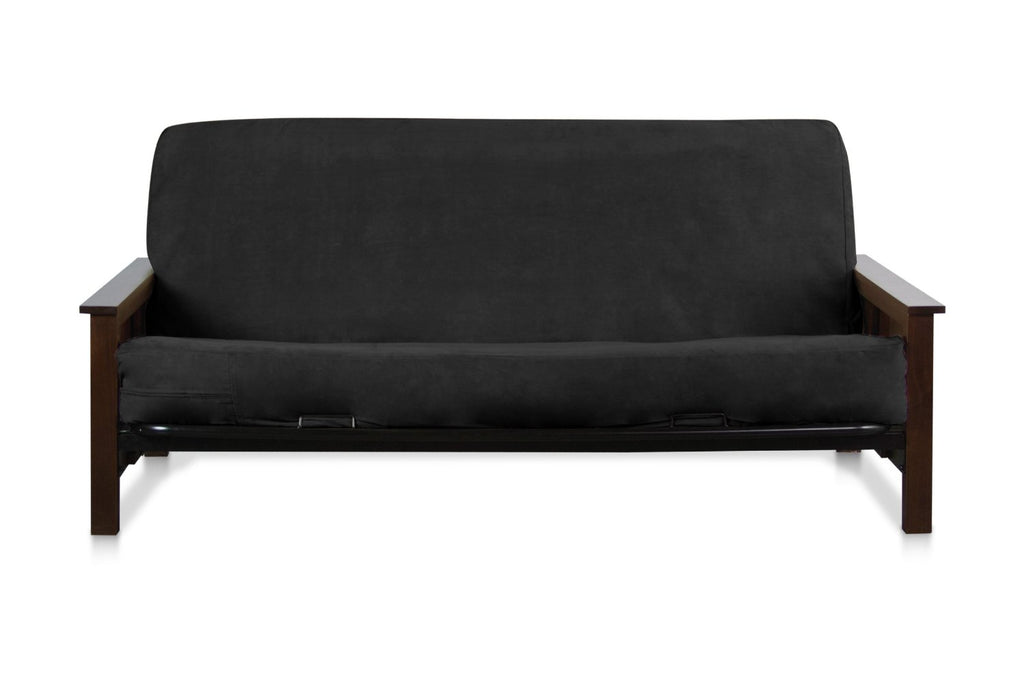 OctoRose Heavy Duty Full Size Custom Made Full Size Micro Suede  3 Side Zipper Futon Cover (No frame and mattress included) , Sofa Bed Mattress Protector over 10 color available