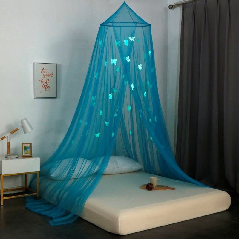 Copy of Copy of OctoRose Glow in The Dark Bed Canopy Mosquito Net Fits Crib, Twin, Full, Queen, King and Calking. 23"x98"x472"