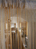 Metallic String curtain door curtain room divider