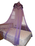 OctoRose Large Hoop Sequins Valance Bed Canopy Mosquito Net Elegant  Screen Netting fit Crib Twin, Full, Queen, King or Cal king size Bed