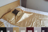 OctoRose  Silky Satin Cocoon Sack Sleep Bag Sheet for Travel Hotel Sleep Over Camping Sleep Bag Inner Protector and Flat Sheet Alternative