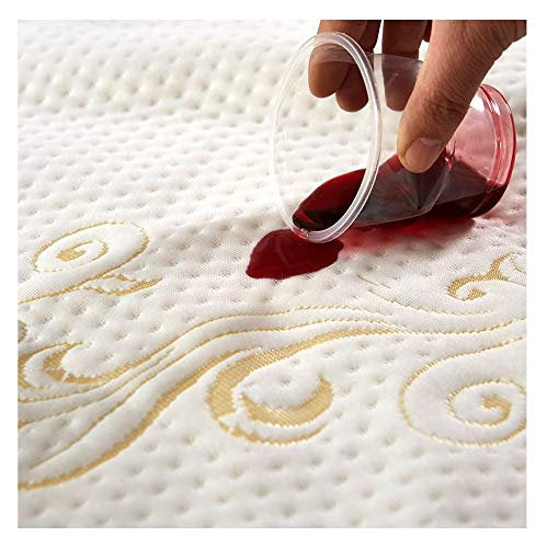 OctoRose 3 Layer  Waterproof pad  The Best Under pad Sheet Protector for Children or Adults with Incontinence, Quilted Chenille with fiberfill and TPU